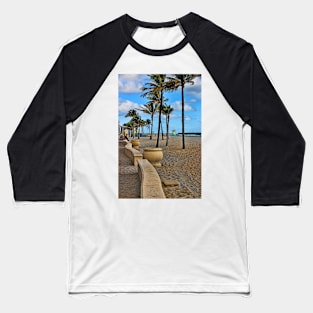 Waiting at the Beach Baseball T-Shirt